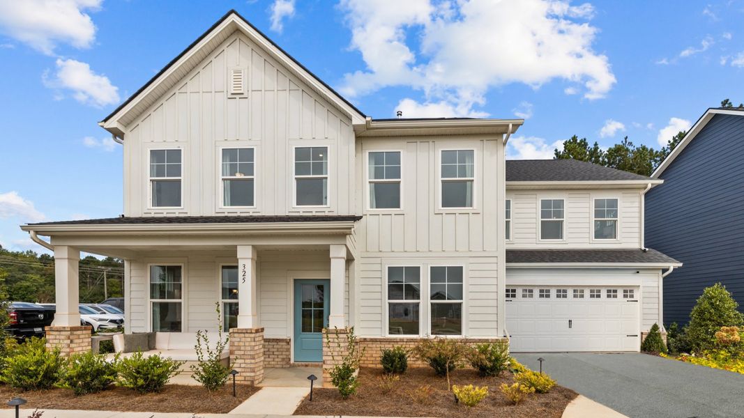 Front exterior of a home in the Lakeside Glen community, located in York, SC (Image 2).