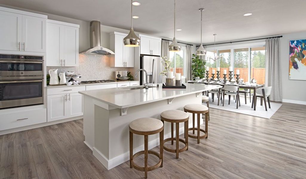 Furnished interior in a model home at Jackson Creek in Monument (Image 13).