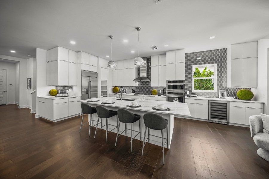 Furnished interior in a model home at Shellstone at Waterside in Sarasota (Image 33).