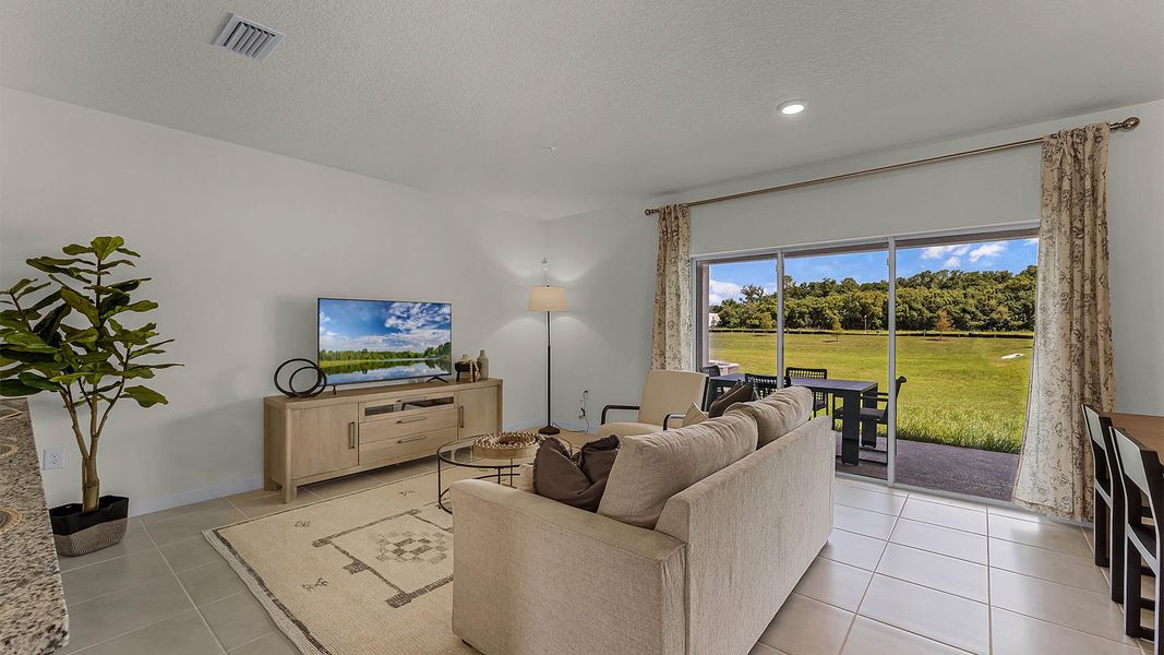 Furnished interior in a model home at Oak Pointe in Apopka (Image 8). Furnished interior in a model home at Oak Pointe in Apopka (Image 8).
