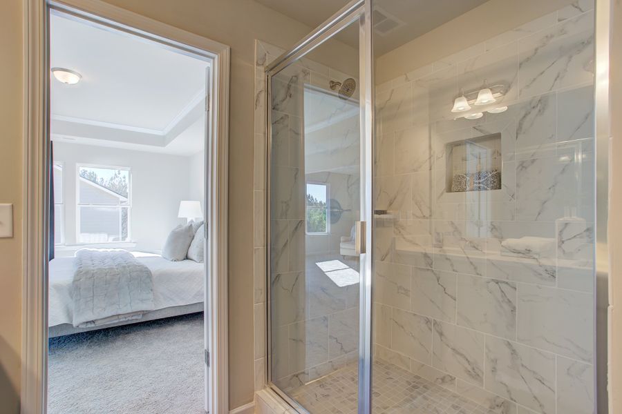 Furnished interior in a model home at Ellington Farms in Statham (Image 14).