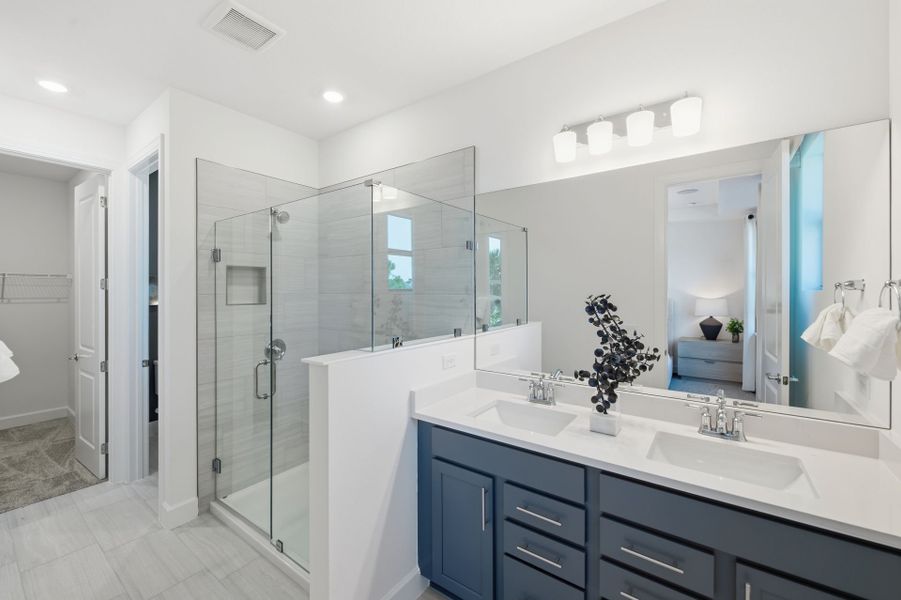 Primary Bath with Dual Vanitie