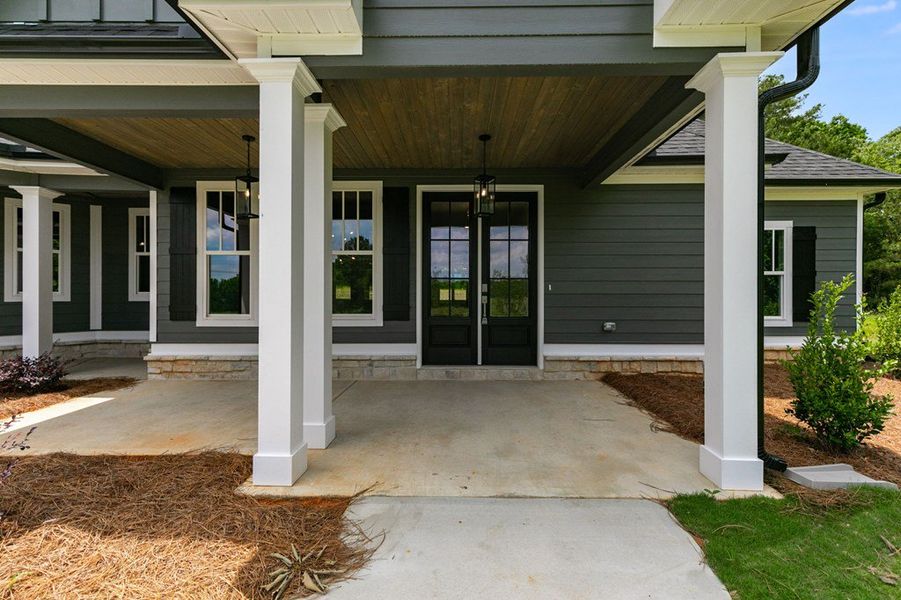 Exterior details of a home in The Meadows at Lake Circle, Buchanan (Image 3).