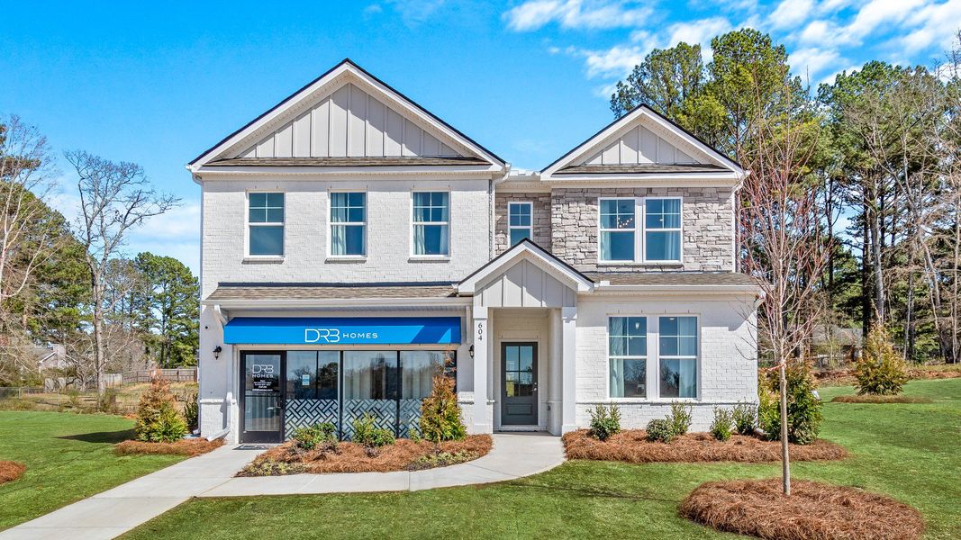 Front exterior of a home in the Bowers Farm community, located in McDonough, GA (Image 9).