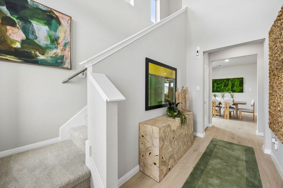 Entry in the Oak Model Home by Trophy Signature Homes