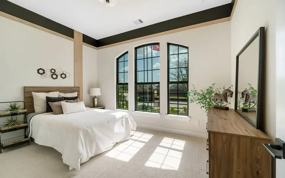 Furnished interior in a model home at Marvida in Cypress (Image 8).