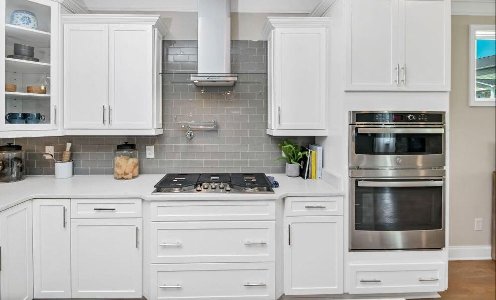 Furnished interior in a model home at Kilburne Village in Greensboro (Image 8).