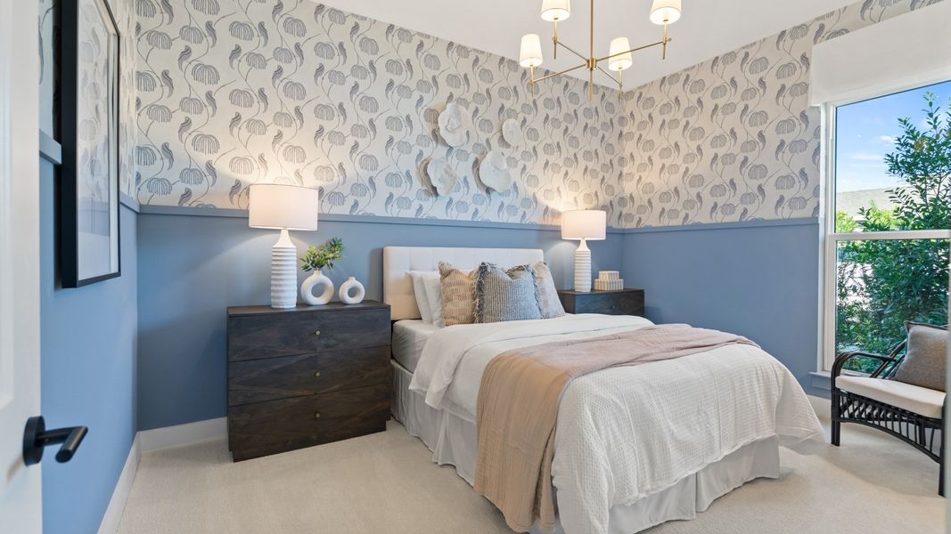 Furnished interior in a model home at Turnleaf 60' in Punta Gorda (Image 26).