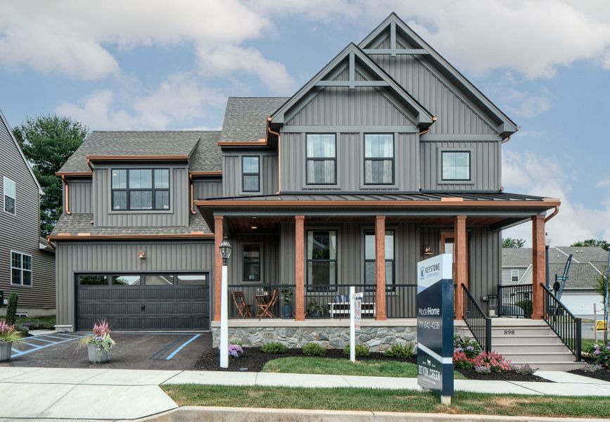 Front exterior of a home in the Trillium Reserve at Lake Norman community, located in Mooresville, NC (Image 6).
