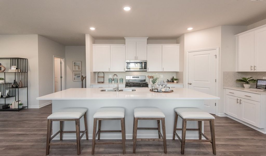 Skip takeout and cook dinner in the well-appointed kitchen.