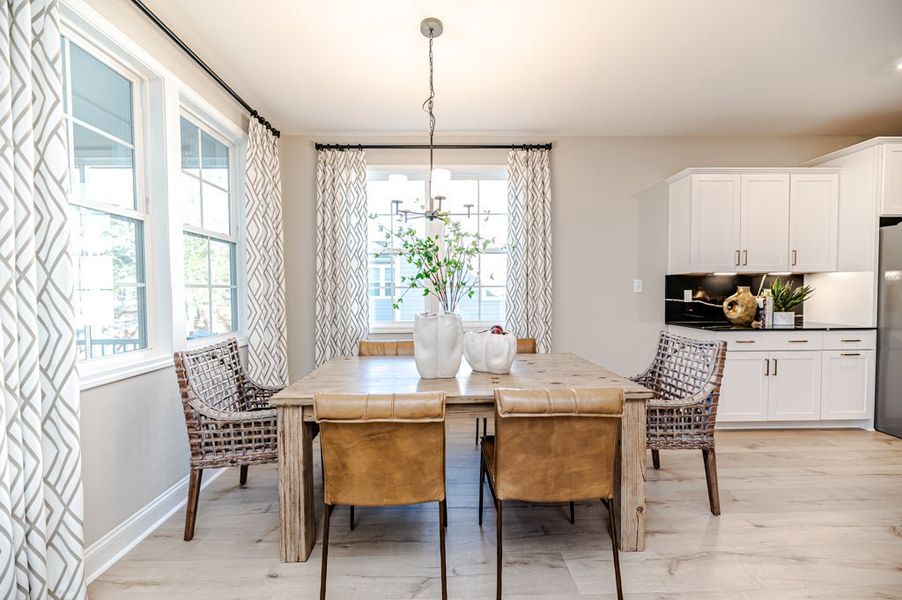 Furnished interior in a model home at Holston in Fuquay Varina (Image 7).