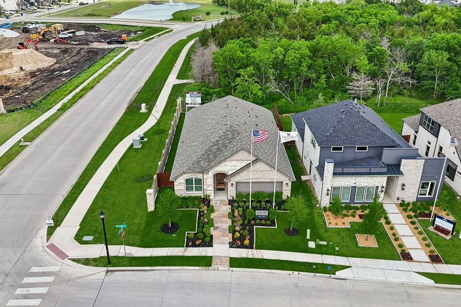 Front exterior of a home in the Mercer Meadows community, located in Royse City, TX (Image 7). Front exterior of a home in the Mercer Meadows community, located in Royse City, TX (Image 7).