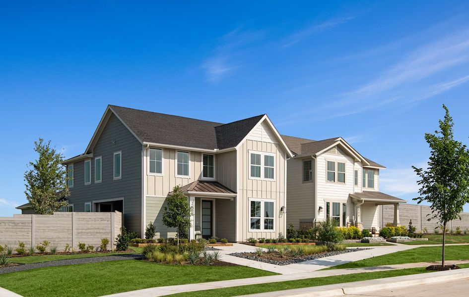 Front exterior of a home in the Painted Tree 40s community, located in McKinney, TX (Image 1). Front exterior of a home in the Painted Tree 40s community, located in McKinney, TX (Image 1).