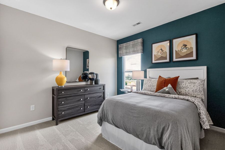 Furnished interior in a model home at Cape Overlook in Lillington (Image 18).