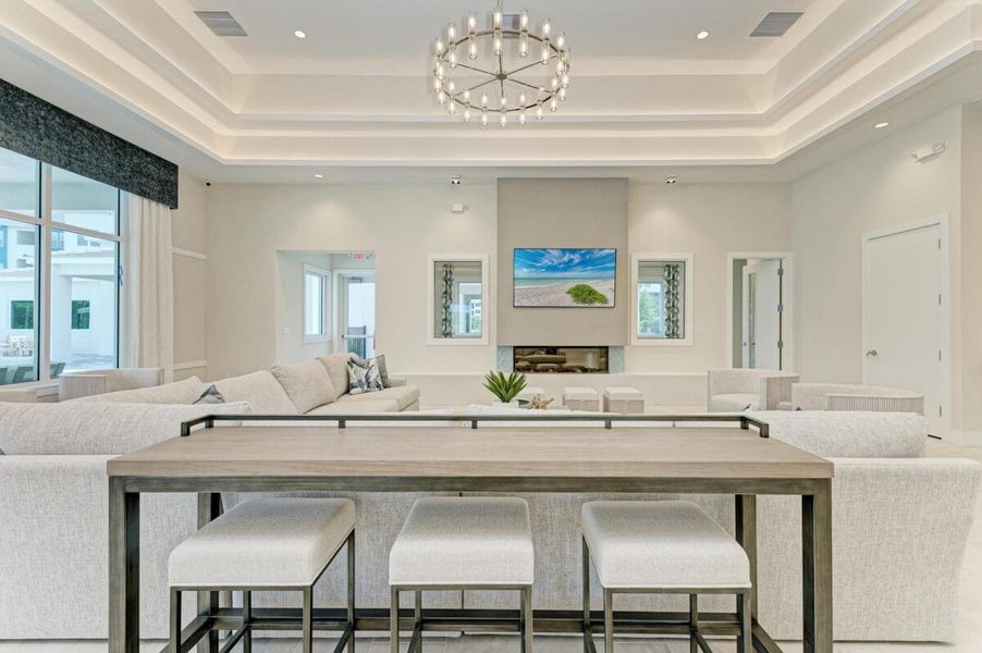 Furnished interior in a model home at Artisan at Watercolor Place in Bradenton (Image 134).