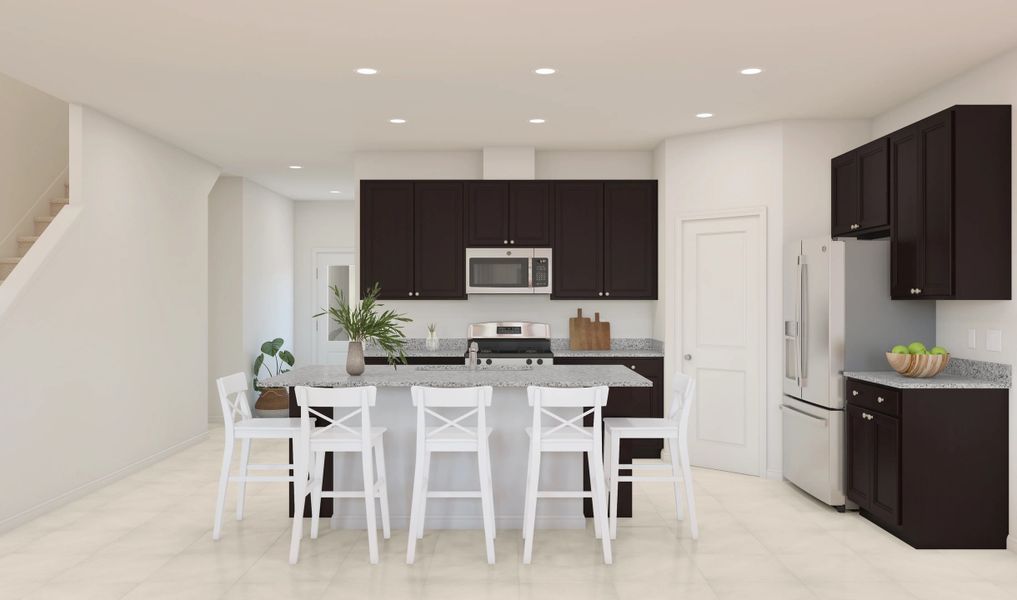 Furnished interior in a model home at Aspire at Canter Creek in Davenport (Image 17).