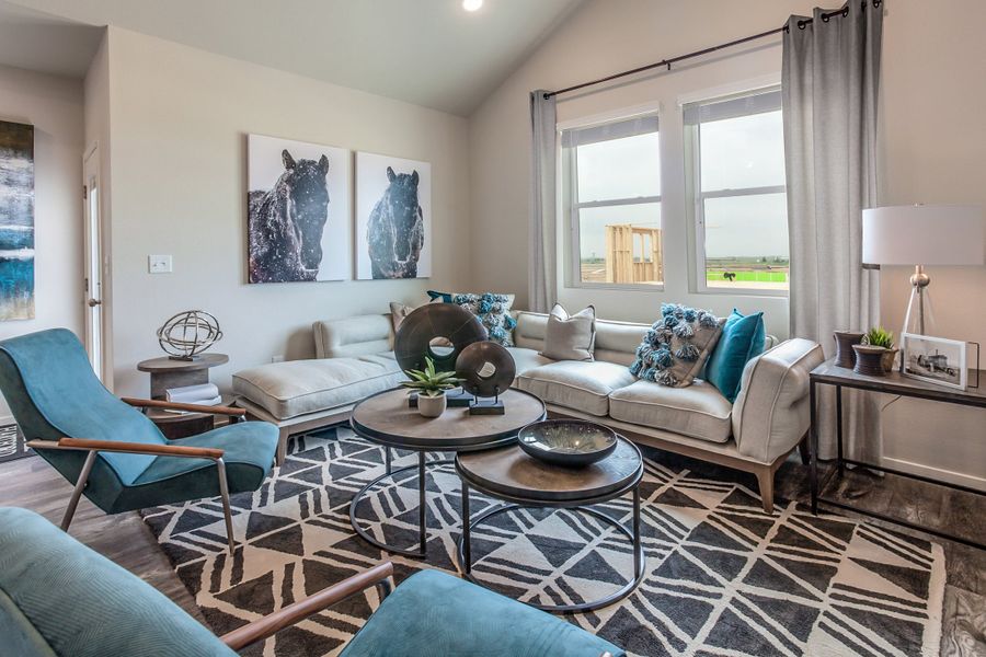 Furnished interior in a model home at Raindance Condos in Windsor (Image 8). Furnished interior in a model home at Raindance Condos in Windsor (Image 8).