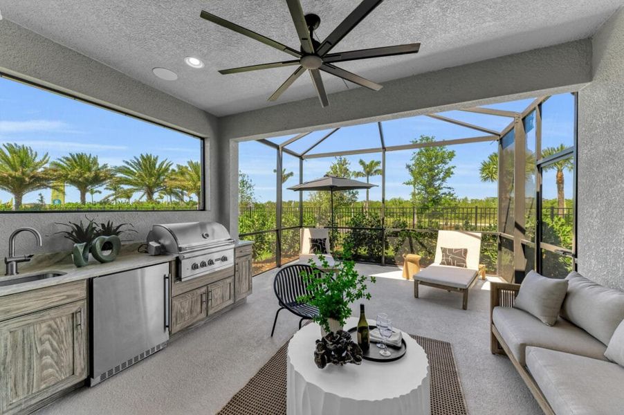 Exterior details of a home in Reflection Villas at Watercolor Place, Bradenton (Image 46).