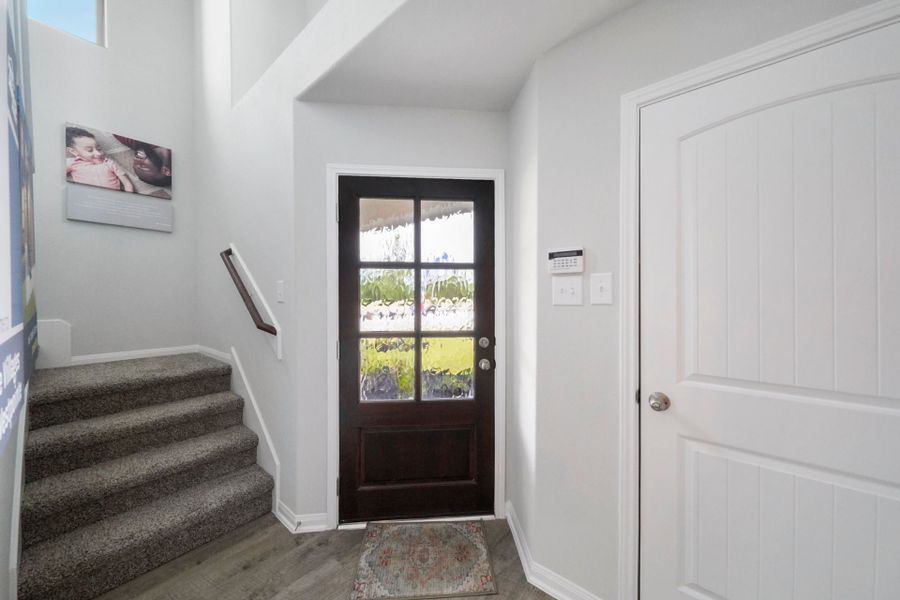 Furnished interior in a model home at The Villages at Westpointe in Dayton (Image 4). Furnished interior in a model home at The Villages at Westpointe in Dayton (Image 4).