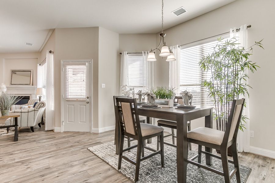 Furnished interior in a model home at Berkshire Estates in Mesquite (Image 16). Furnished interior in a model home at Berkshire Estates in Mesquite (Image 16).