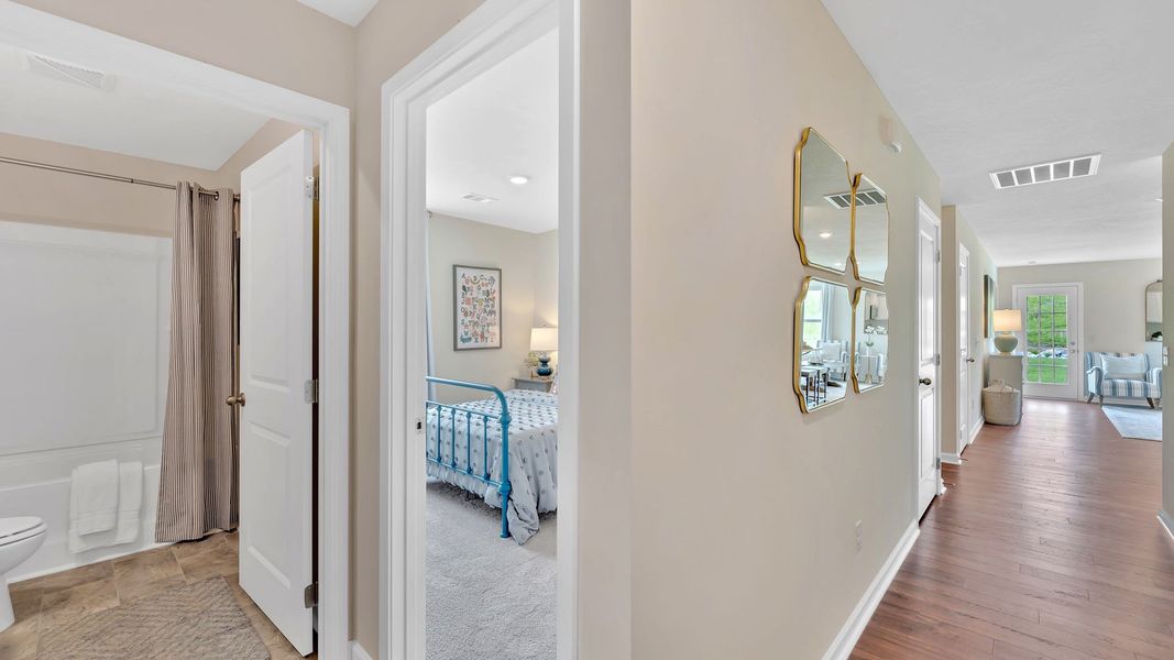 Furnished interior in a model home at Clearwater Springs in Johnson City (Image 20).