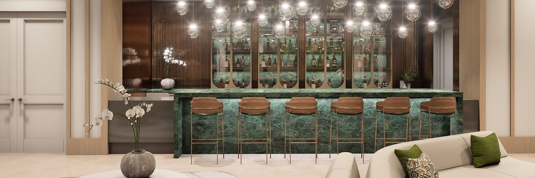 Furnished interior in a model home at Valencia Ridge (55+) in Wesley Chapel (Image 5).