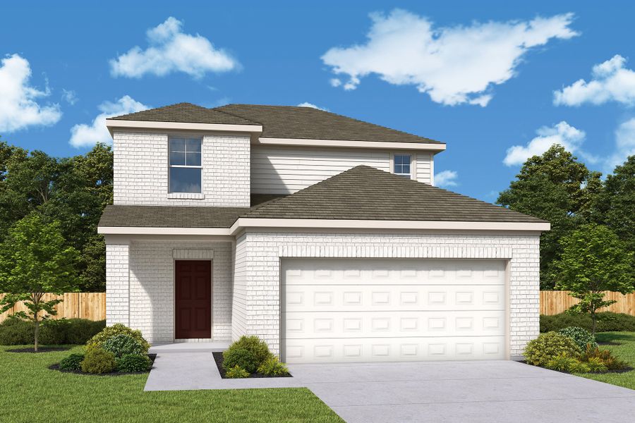 Front exterior of a home in the Creekhaven community, located in Arcola, TX (Image 11).