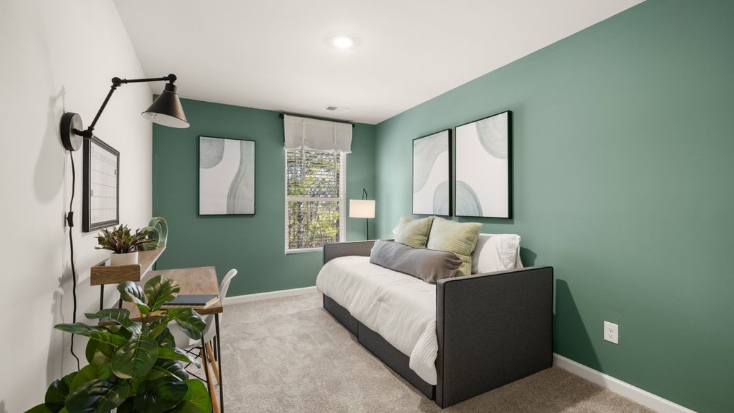 Furnished interior in a model home at Roseleigh Park in Douglasville (Image 16).