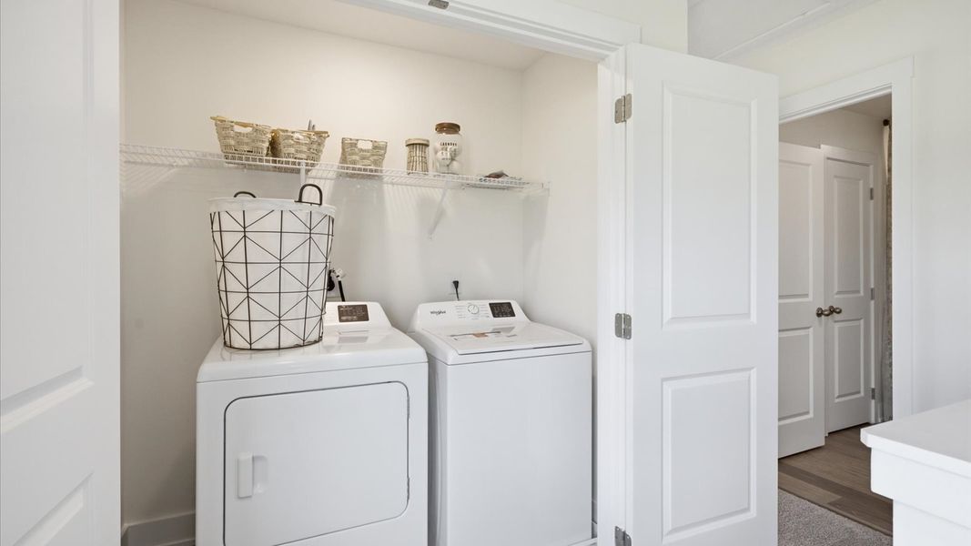 Furnished interior in a model home at Macon Townhomes in Seymour (Image 23).