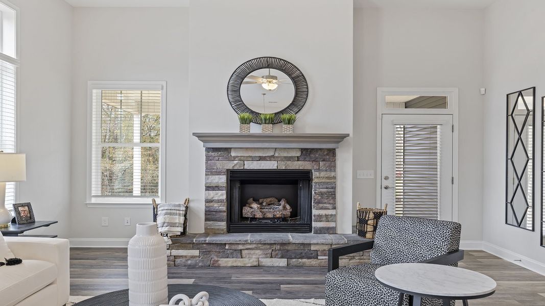 Furnished interior in a model home at Briargate in Fountain Inn (Image 13).