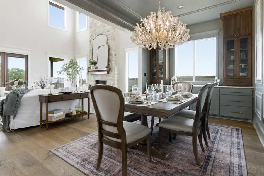 Furnished interior in a model home at Stella Ranch in Bryan (Image 19). Furnished interior in a model home at Stella Ranch in Bryan (Image 19).