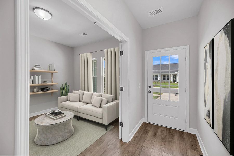 Furnished interior in a model home at Hammock Walk at Nexton in Summerville (Image 31).