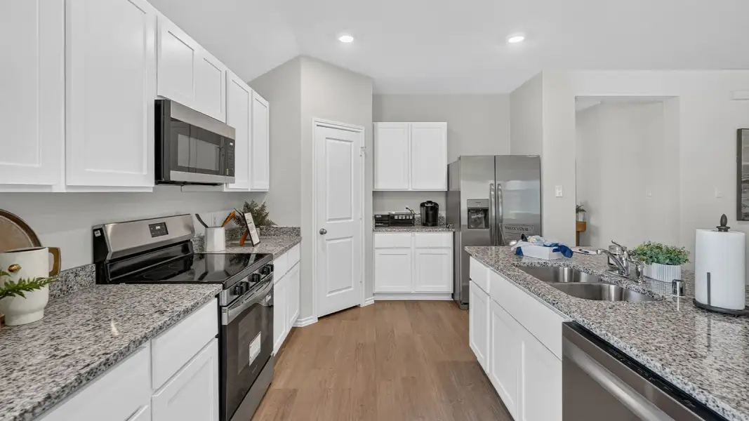 Furnished interior in a model home at Boardwalk in Lancaster (Image 3).