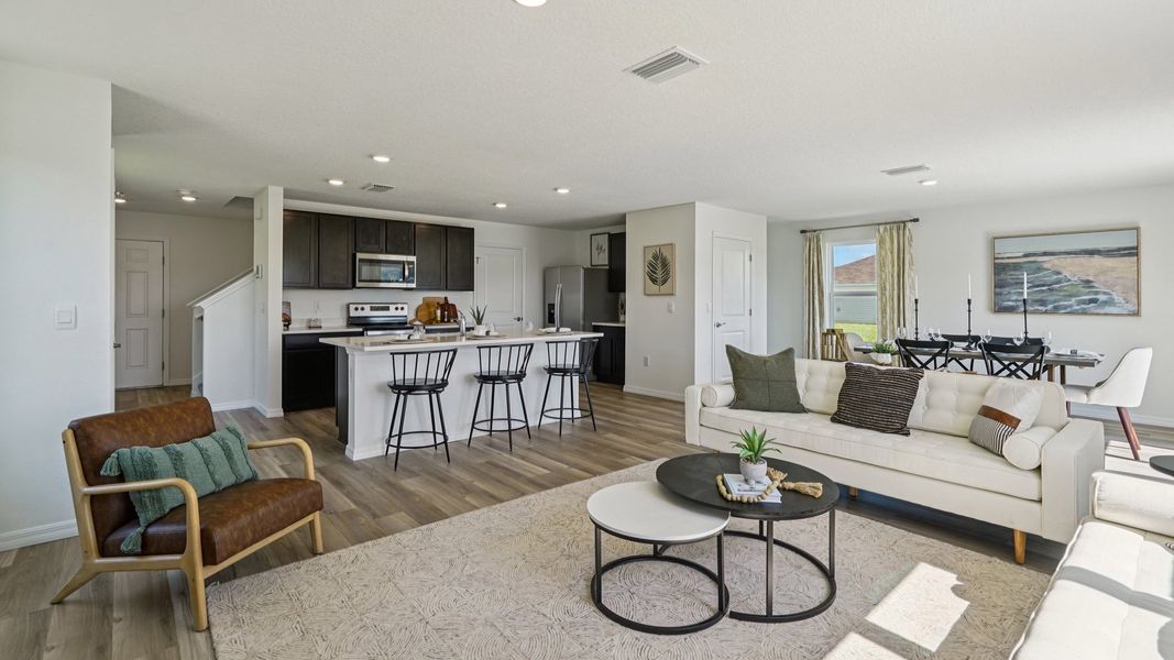 Furnished interior in a model home at Somerset Bay in Spring Hill (Image 14).