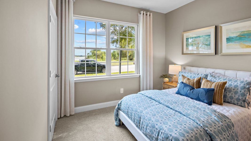 Furnished interior in a model home at Tyler - Home on the Lake in New Bern (Image 7).