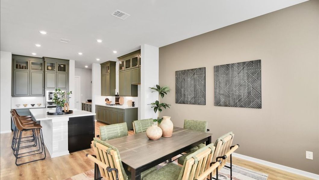 Furnished interior in a model home at Summer Place  35' in Montgomery (Image 42).