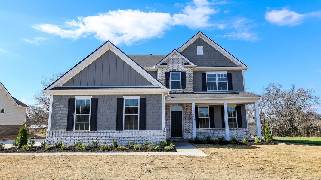 Front exterior of a home in the Pottsview community, located in Smyrna, TN (Image 1).