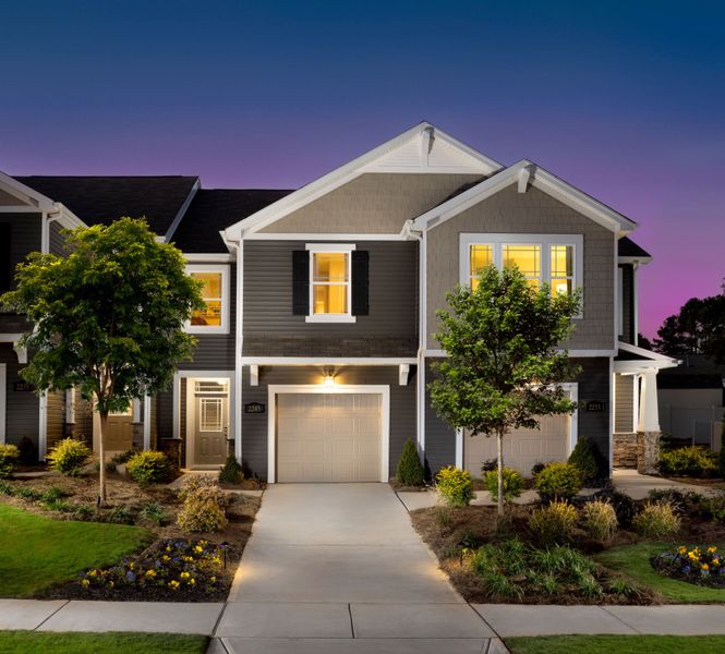 Front exterior of a home in the Hedgecliff Townes community, located in Kannapolis, NC (Image 14).
