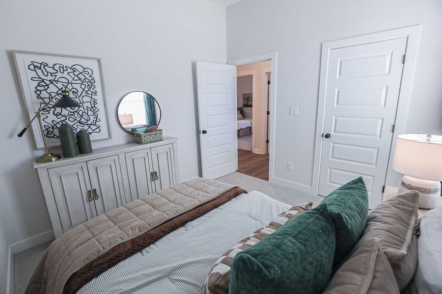 Furnished interior in a model home at Villages of Green Meadows in Munford (Image 30).