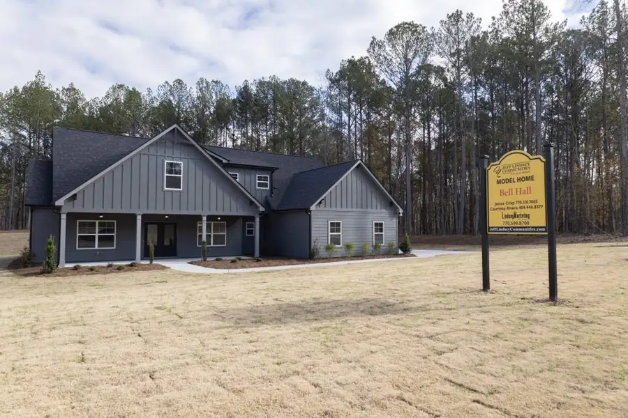 Front exterior of a home in the Belle Hall community, located in Newnan, GA (Image 3).
