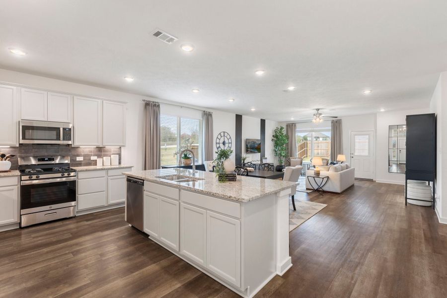Furnished interior in a model home at Arrowhead Farms in Caldwell (Image 5).