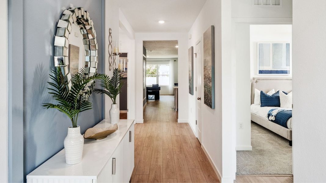 Furnished interior in a model home at Sagewood in Apopka (Image 8).