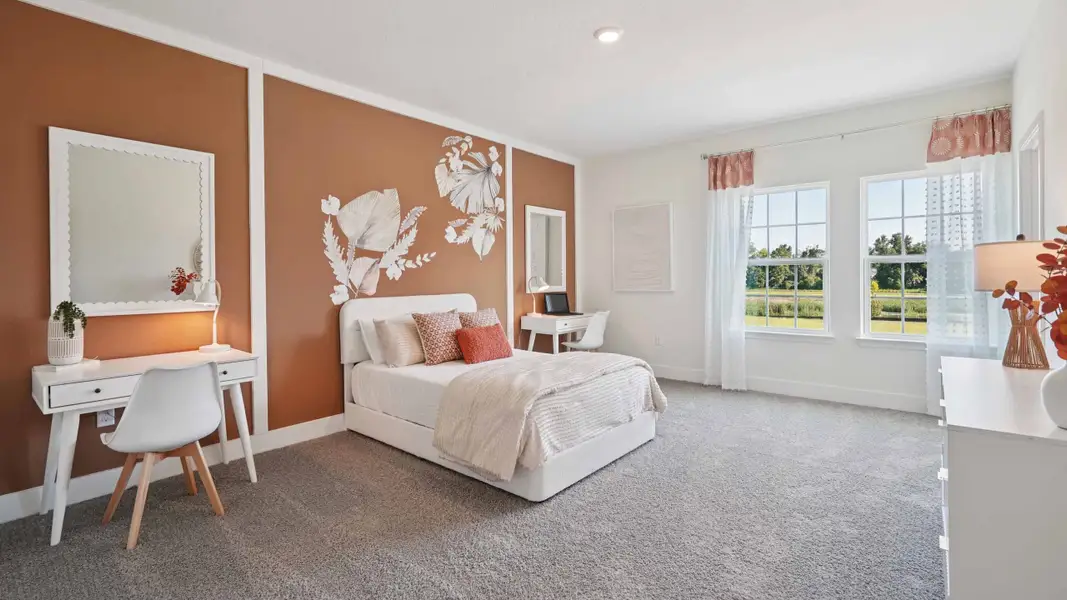 Furnished interior in a model home at Buchanan Trails in Newberry (Image 20).