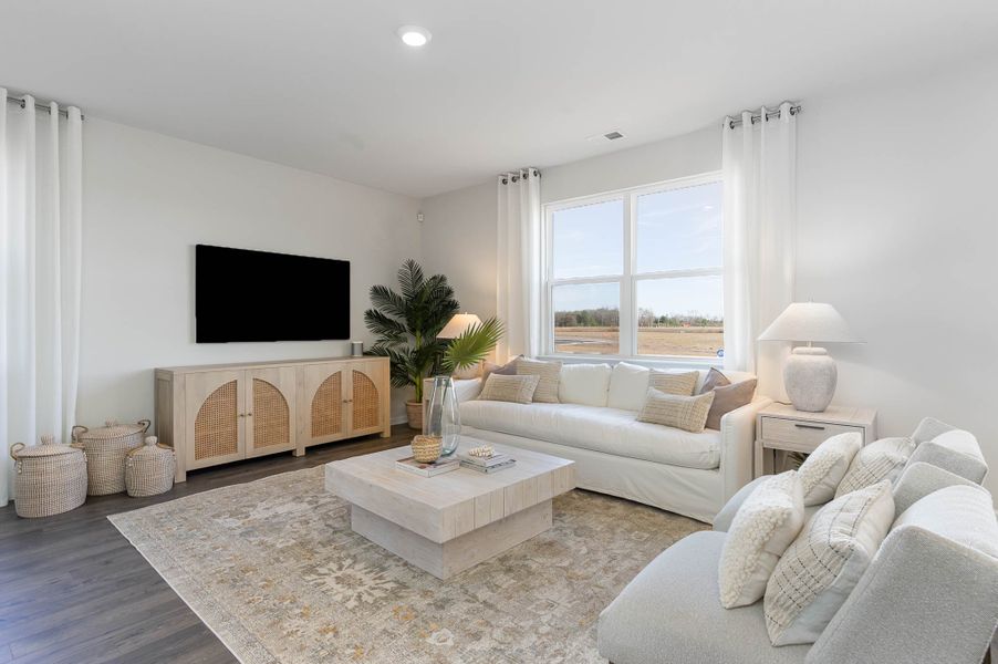 Furnished interior in a model home at Ridgefield in Conway (Image 46).
