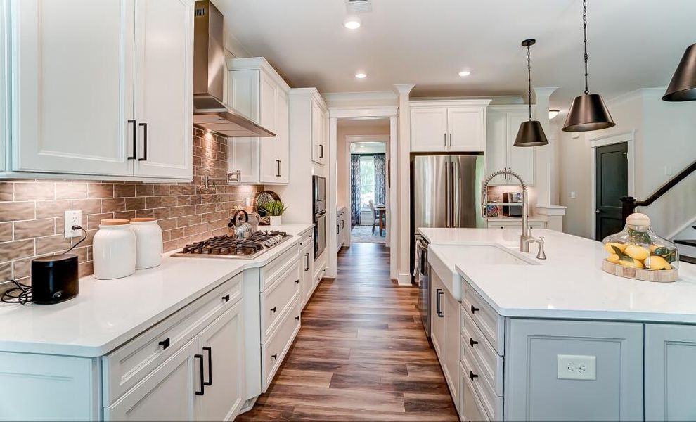 Furnished interior in a model home at Redland in Advance (Image 4).