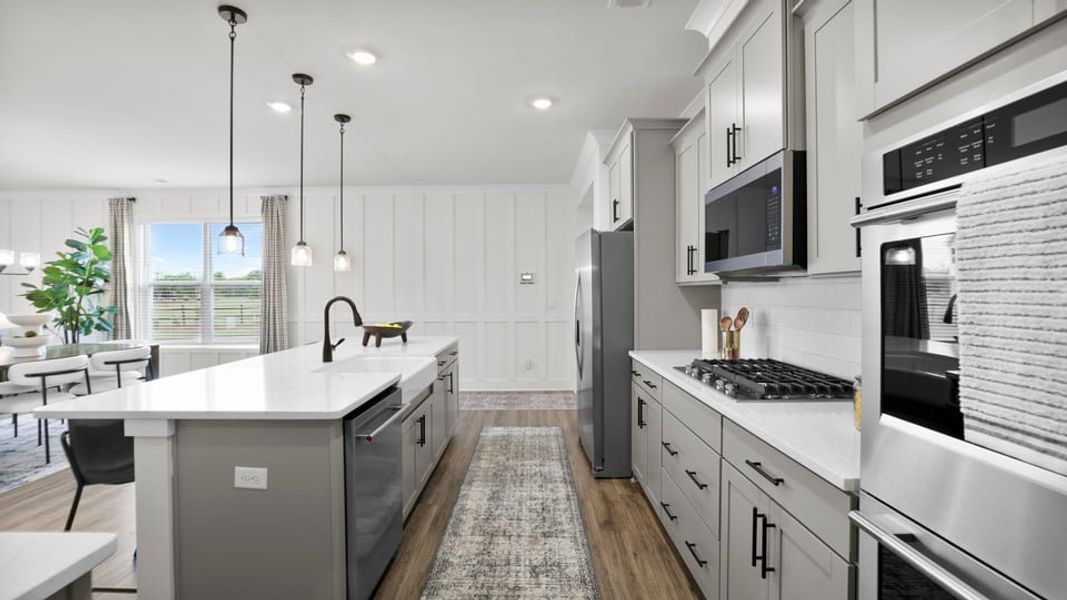 Furnished interior in a model home at Sycamore Cove in Woodruff (Image 46).
