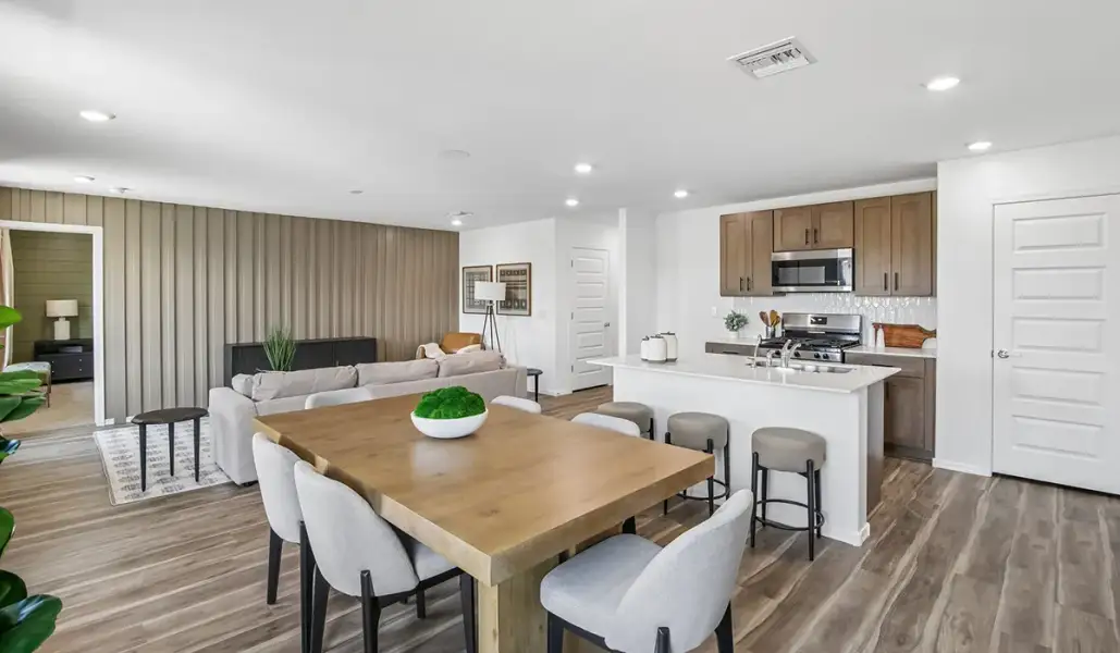 Furnished interior in a model home at Sorrel Ridge Estates in Tucson (Image 10).