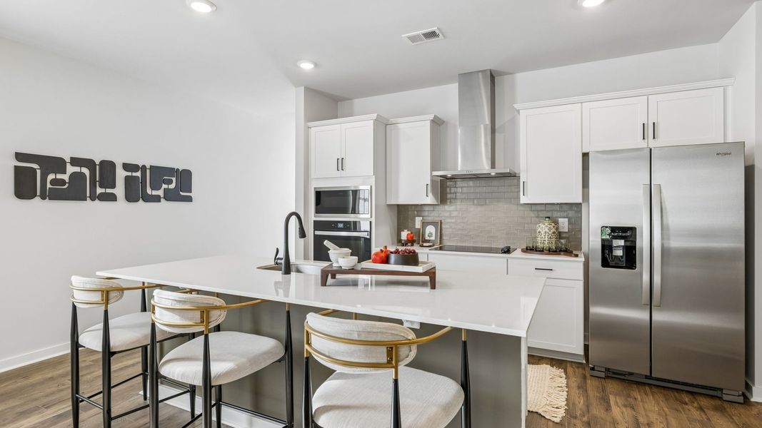 Furnished interior in a model home at Reserve at Hickory Ridge in Columbia (Image 86).
