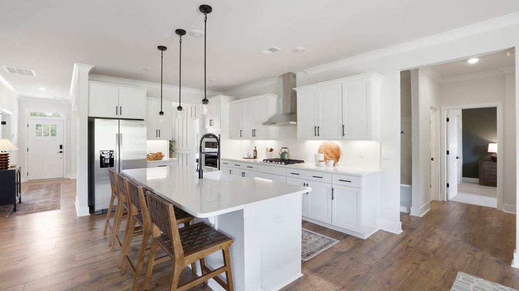 Furnished interior in a model home at Sycamore Cove in Woodruff (Image 11).