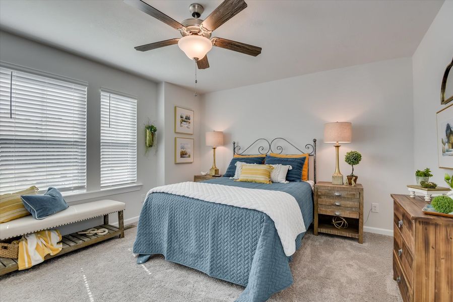 Furnished interior in a model home at Forrest Bluff in North Augusta (Image 17).